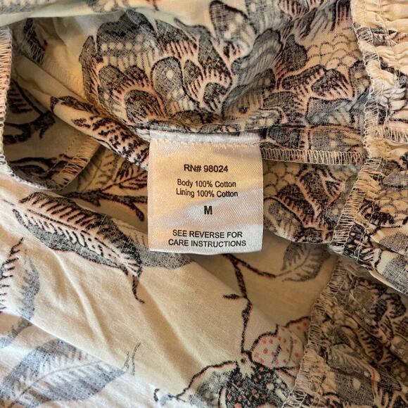 House of Harlow 1960 Puff Sleeve Smocked Mini Dress Size Medium - New 687P - Picture 8 of 9